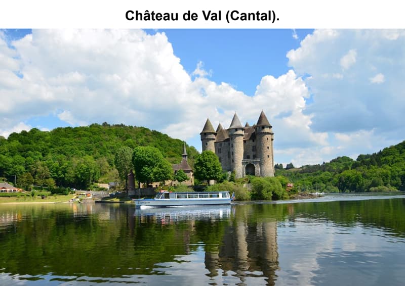 Villages et paysages le long de la Dordogne